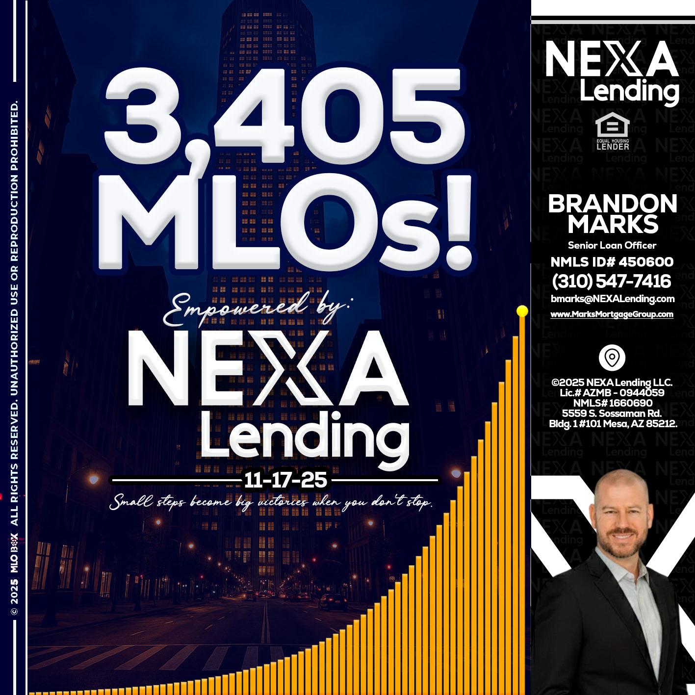 3405 MLOs - Brandon Marks -Mortgage Broker